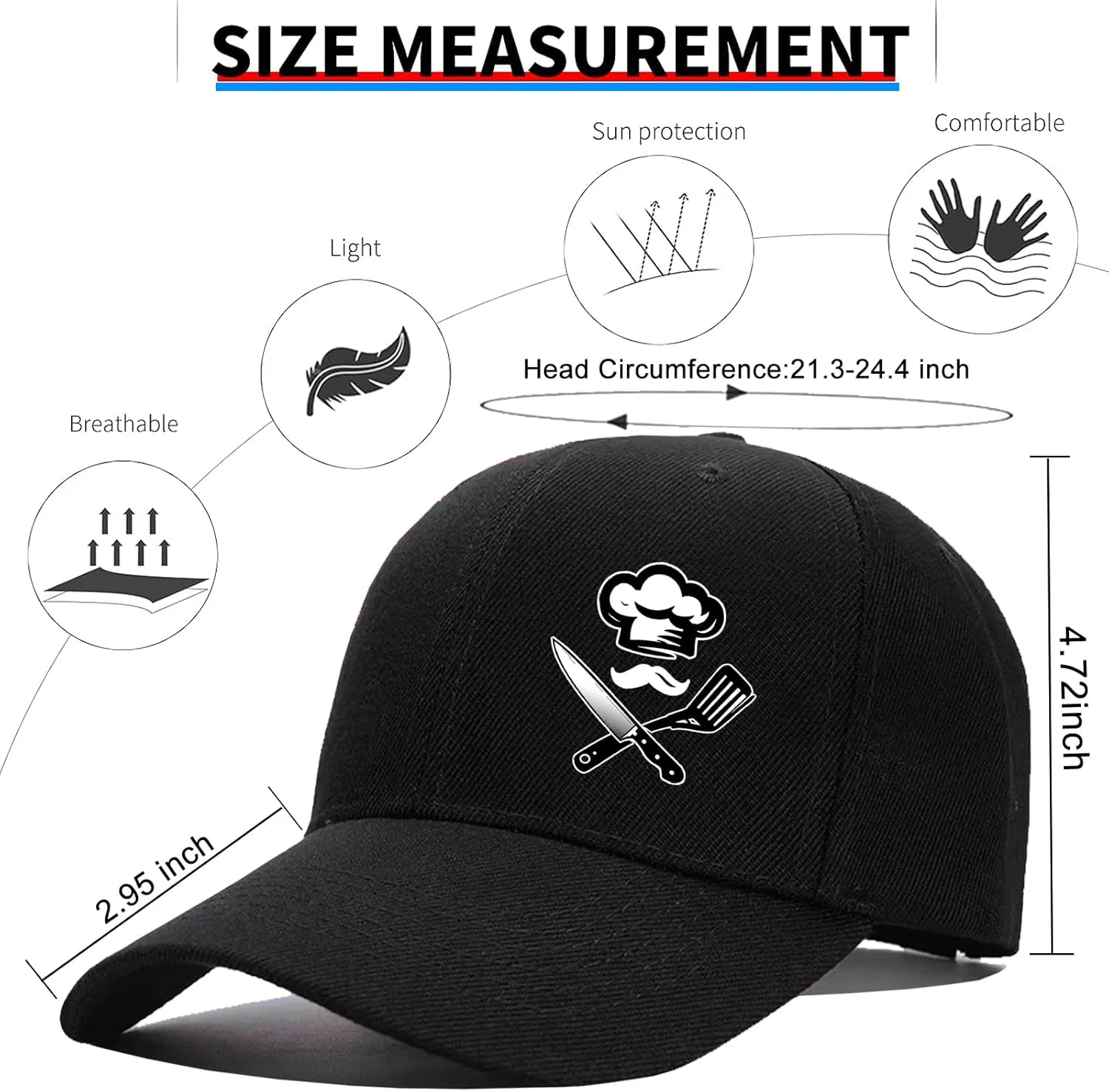 Baseball Hats for Men Hats Baseball Cap Snapback Hats for Men Christian Jesus Cross Hats