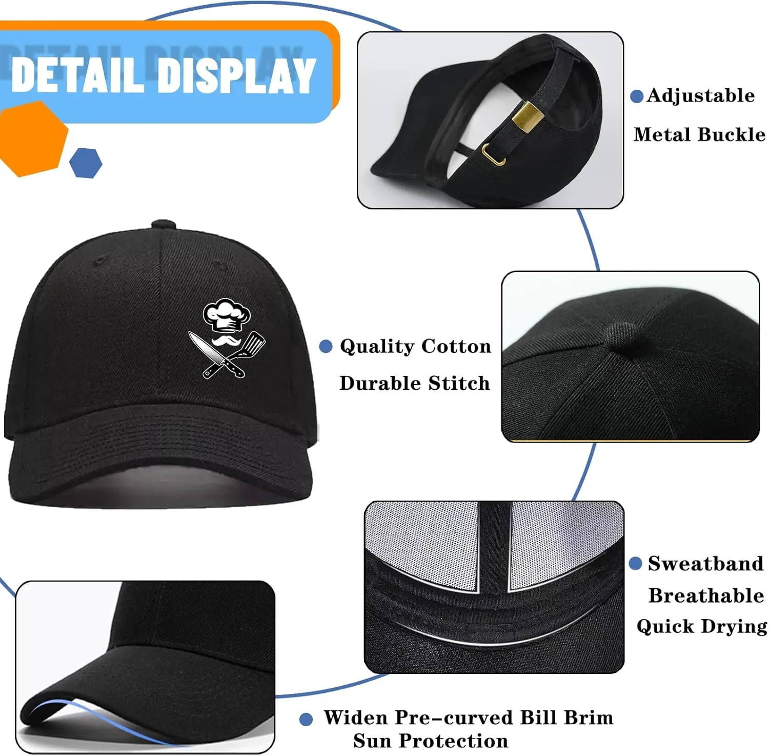 Baseball Hats for Men Hats Baseball Cap Snapback Hats for Men Christian Jesus Cross Hats