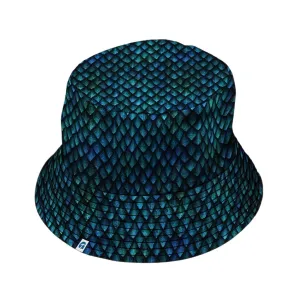Blue Purple Dragon Scales Bucket Hat