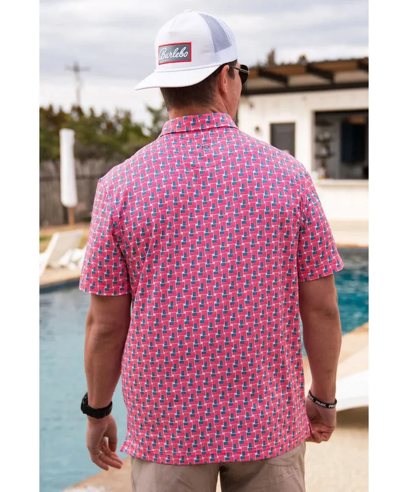 Burlebo - American Flags Performance Polo