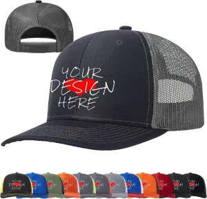 Custom Hats for Man Woman Personalized Custom Hats Bulk Hats Bulk Custom Trucker Hat Custom Hats with Text Photo Logo