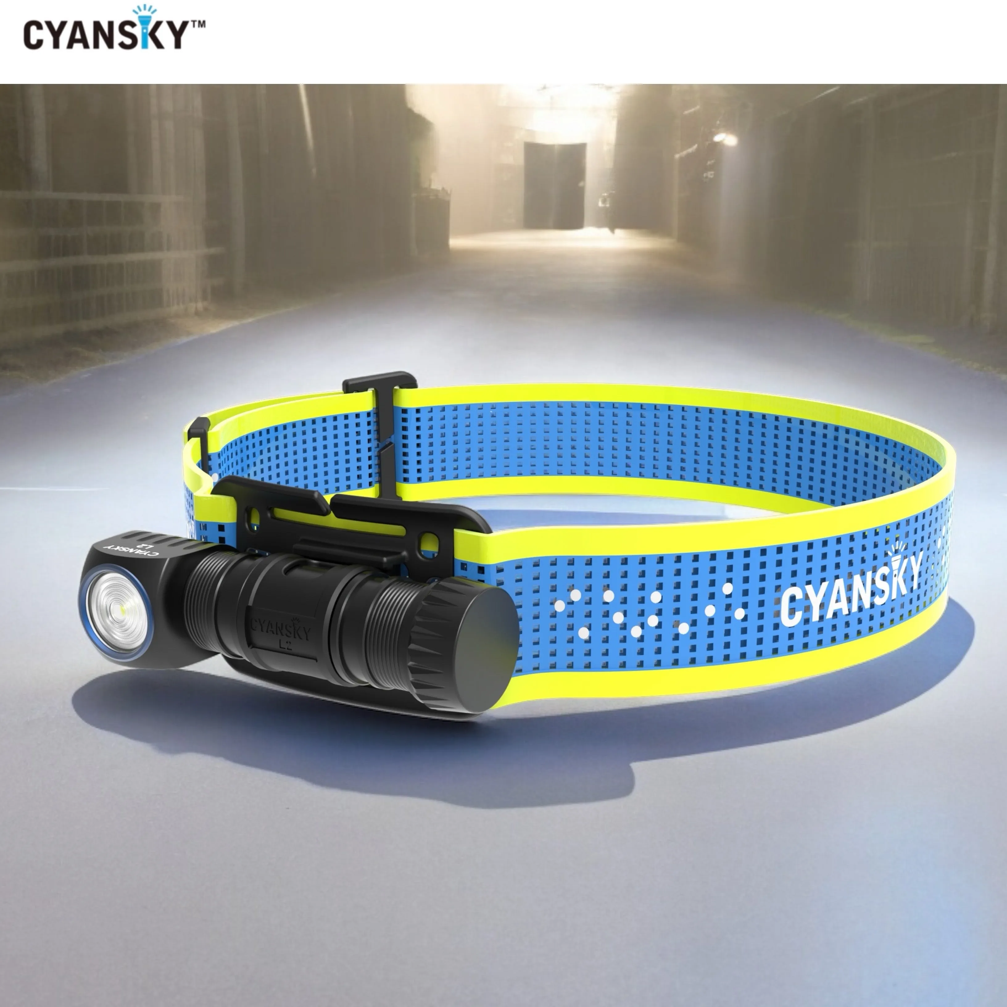 Cyansky L2 Lightweight Trail Running Headlamp 1300LMS 176M