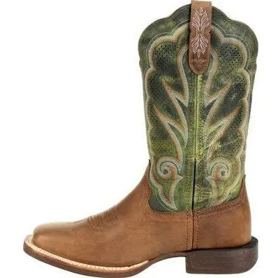 Durango Women's Lady Rebel Pro 12" Soft Toe Western Classic Boot- Green- DRD0378