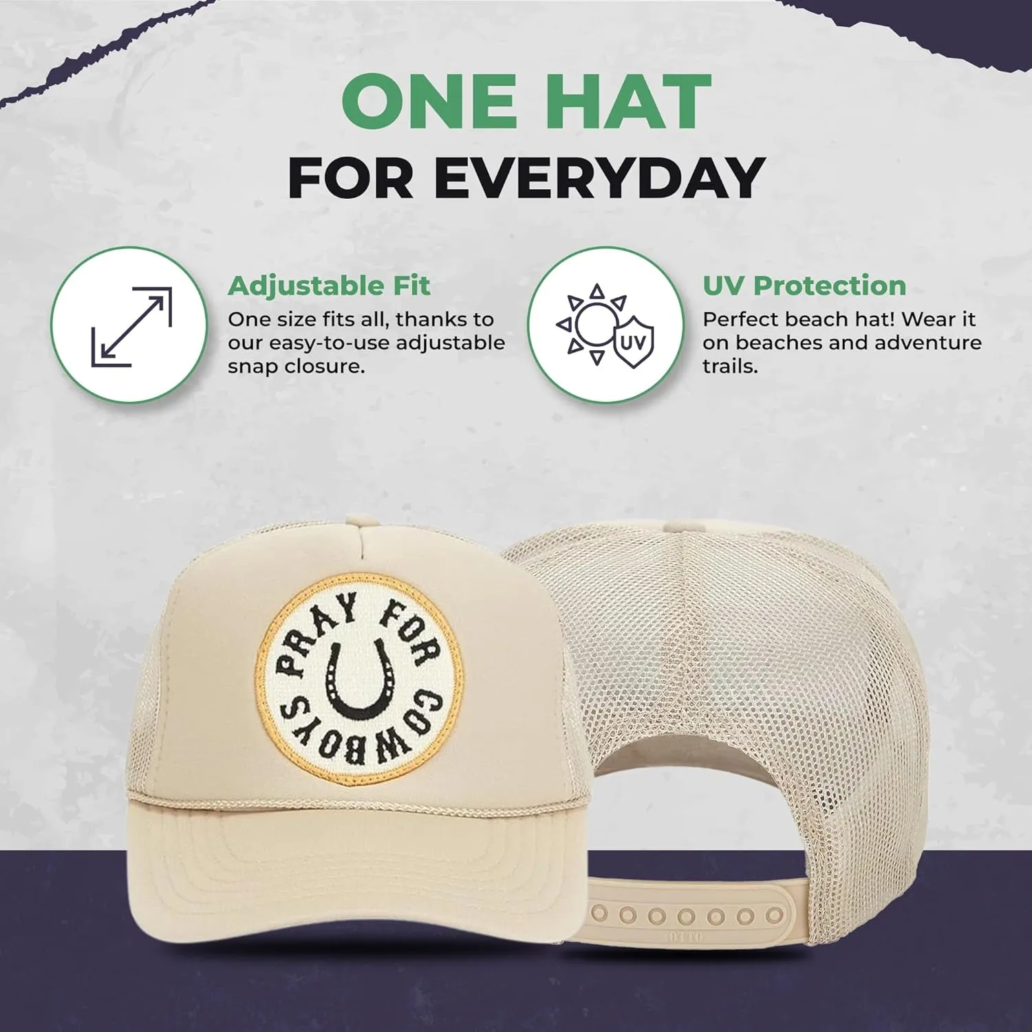 Friday Feelin' Trucker Hat Women Baseball Caps Western Trucker Hats Adjustable Baseball Mama Hat Fitted Mom Hats - One Size