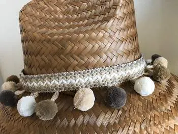 Island Girl Hats- Pom Pom