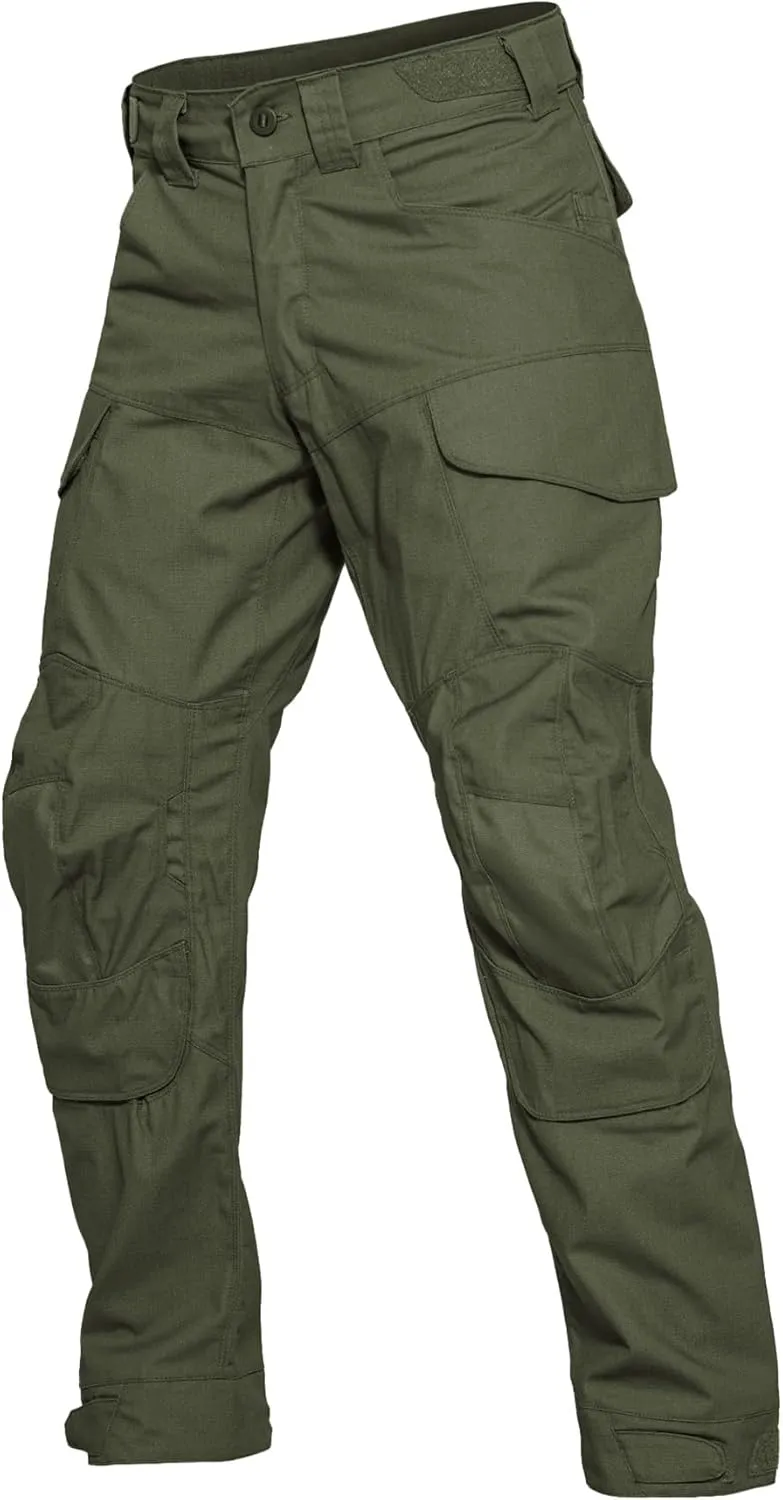 Men's Tactical Pants Water Resistant Ripstop Cargo Pants for Men Multi Pockets Hiking Work Pants