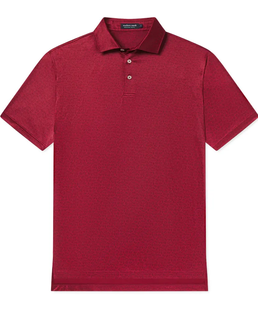 Southern Marsh - Maroon Goal Line Polo