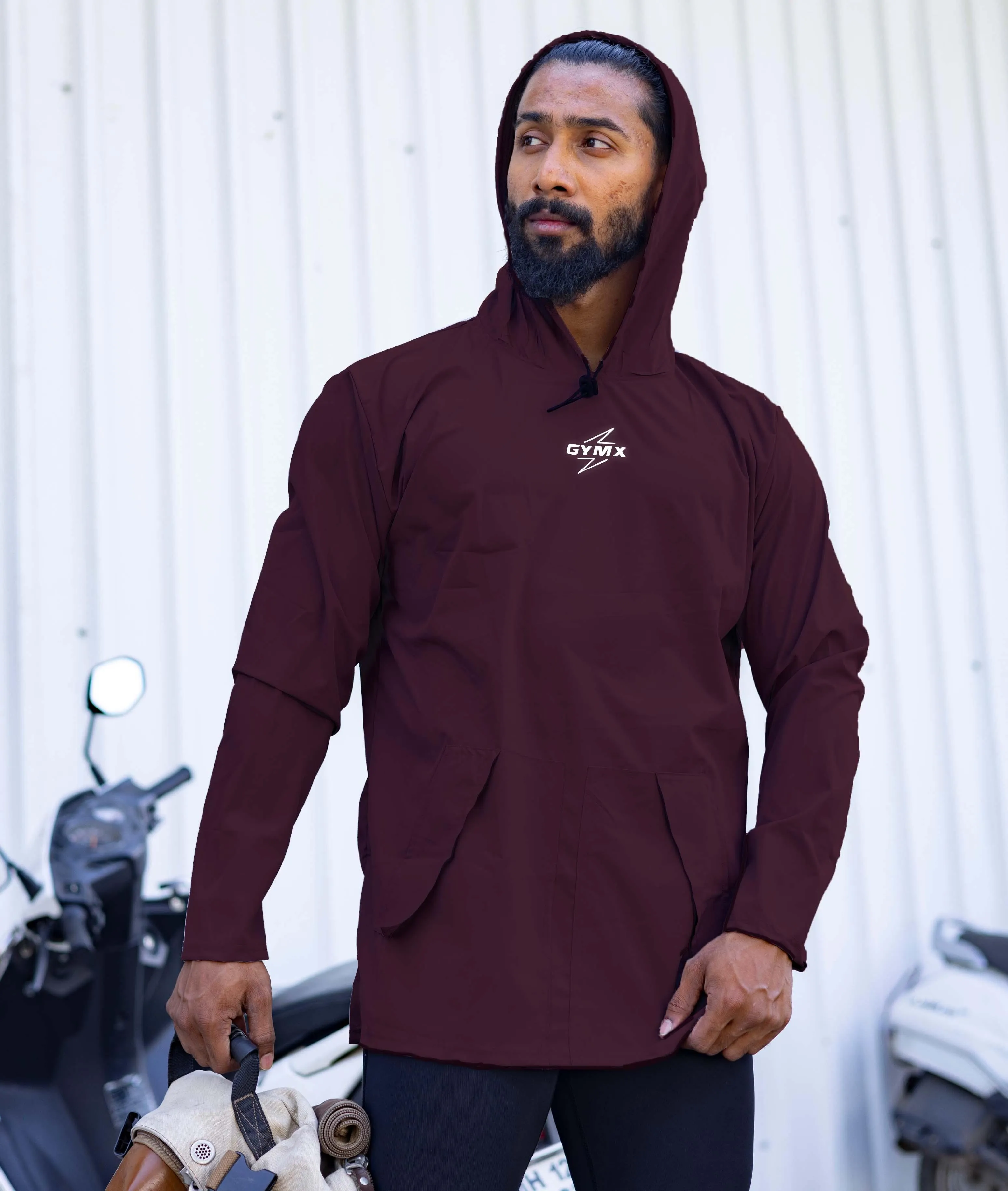 Storm Waterproof Jacket 2.0- Epic Maroon (with rainproof phone pockets)