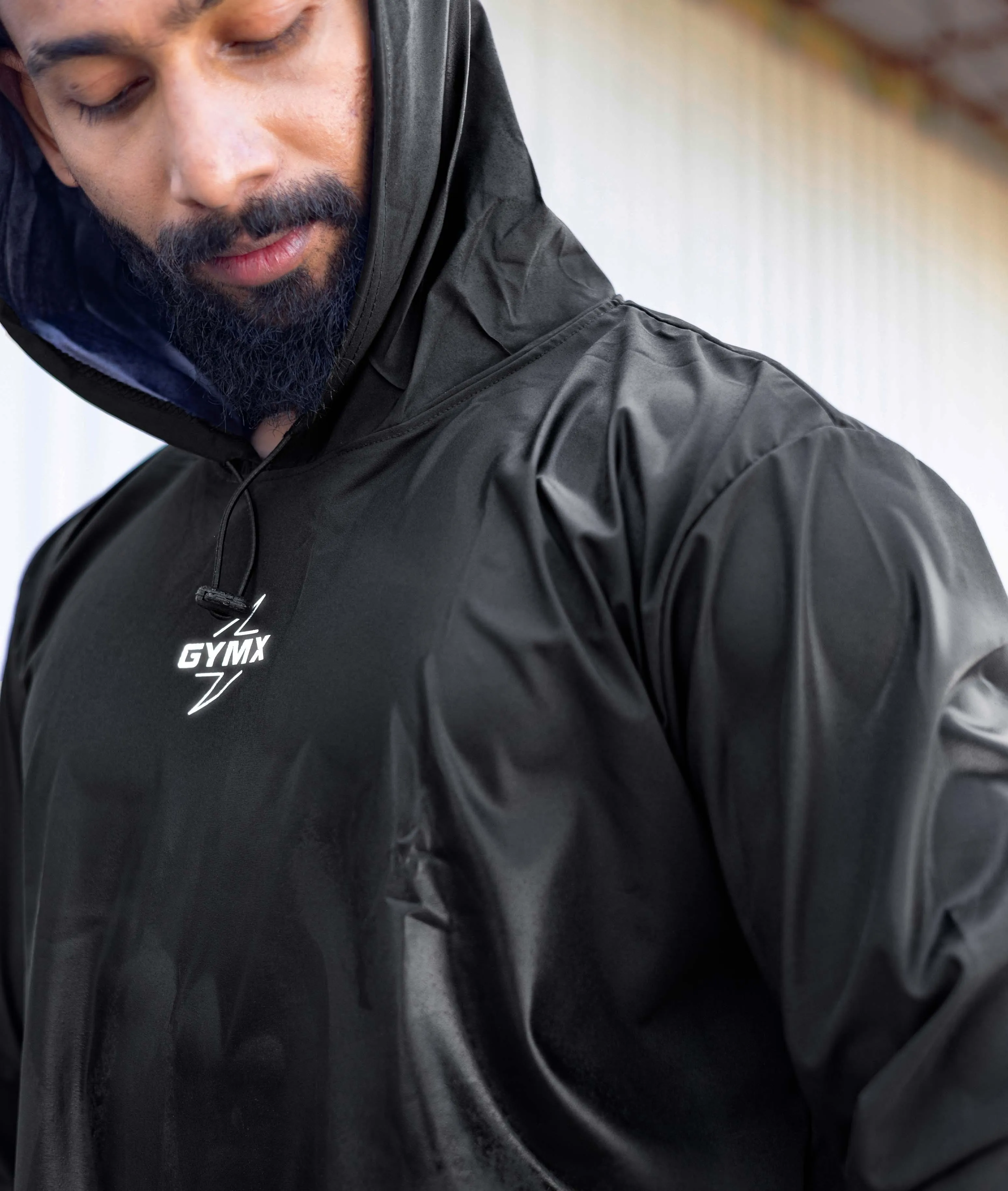 Storm Waterproof Jacket 2.0- Wicked Black (with rainproof phone pockets)