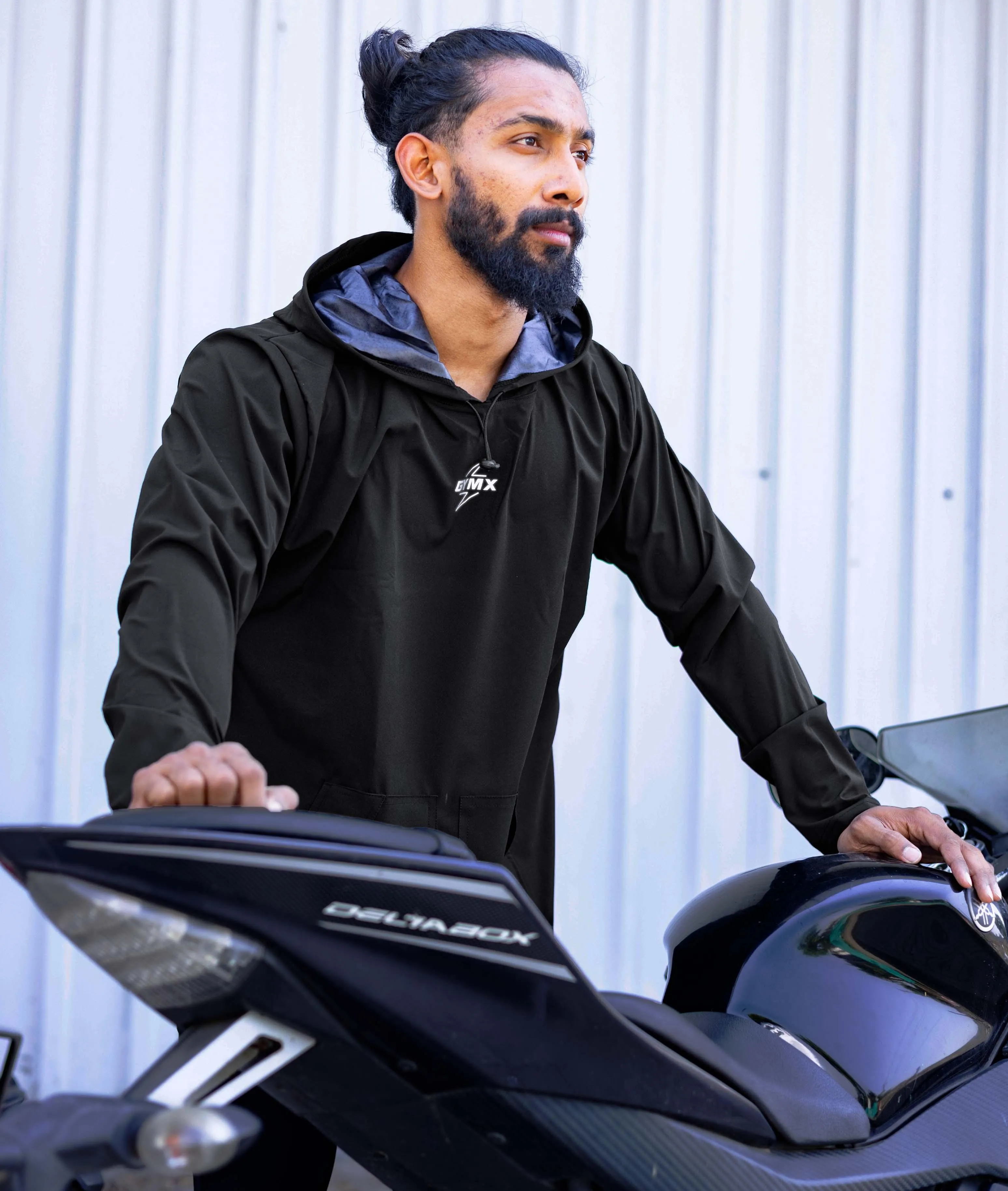 Storm Waterproof Jacket 2.0- Wicked Black (with rainproof phone pockets)