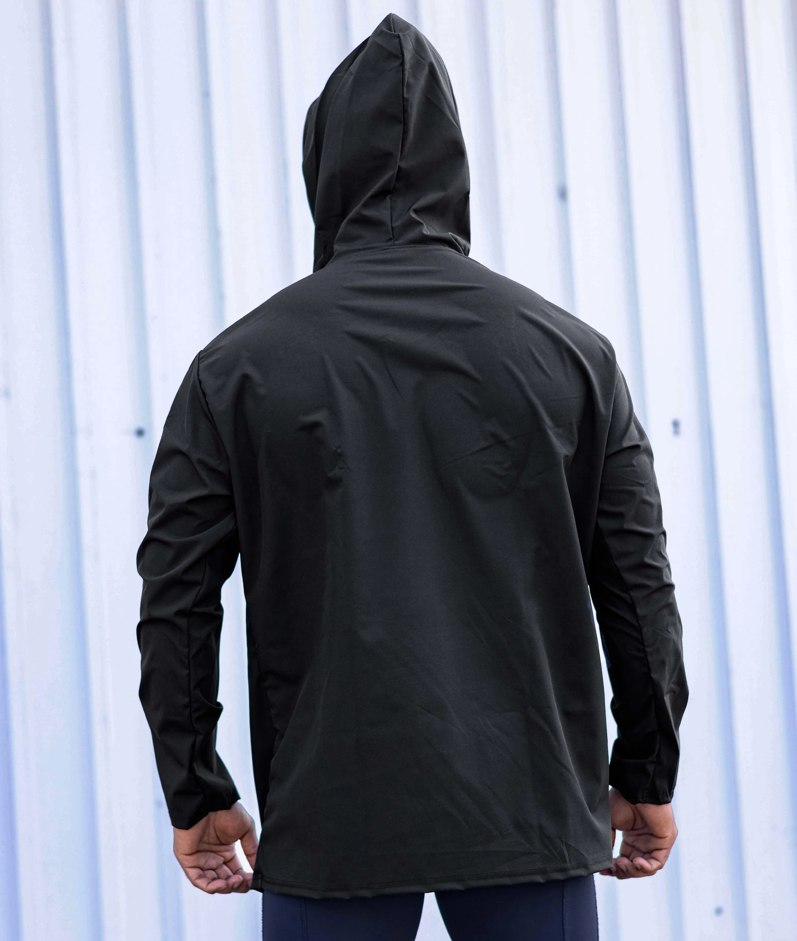 Storm Waterproof Jacket 2.0- Wicked Black (with rainproof phone pockets)