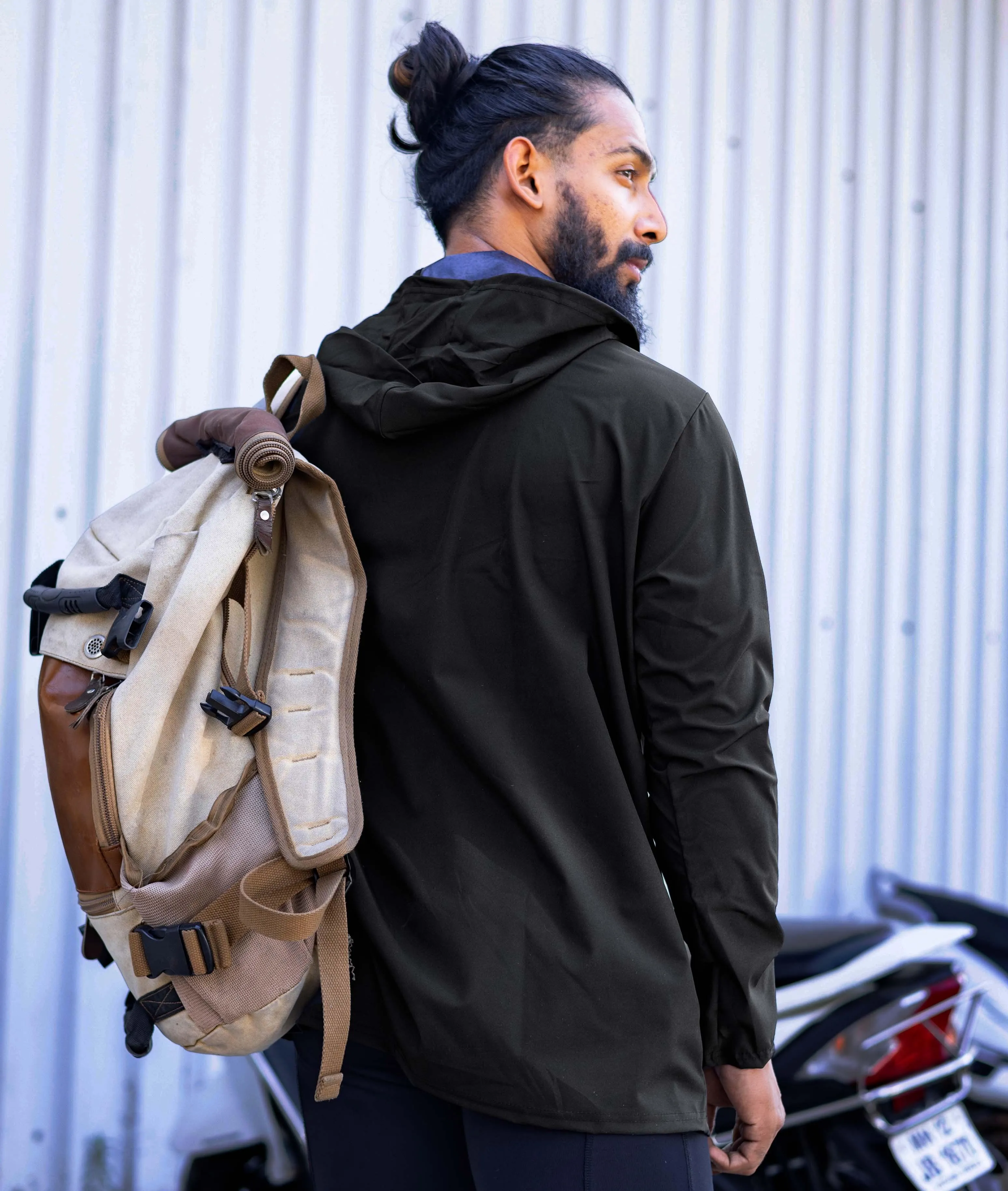Storm Waterproof Jacket 2.0- Wicked Black (with rainproof phone pockets)
