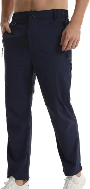 Suwangi Men's Hiking Pants Quick-Dry Outdoor Cargo Pants Lightweight Running Joggers Pants for Men Tactical Pants with Pocket