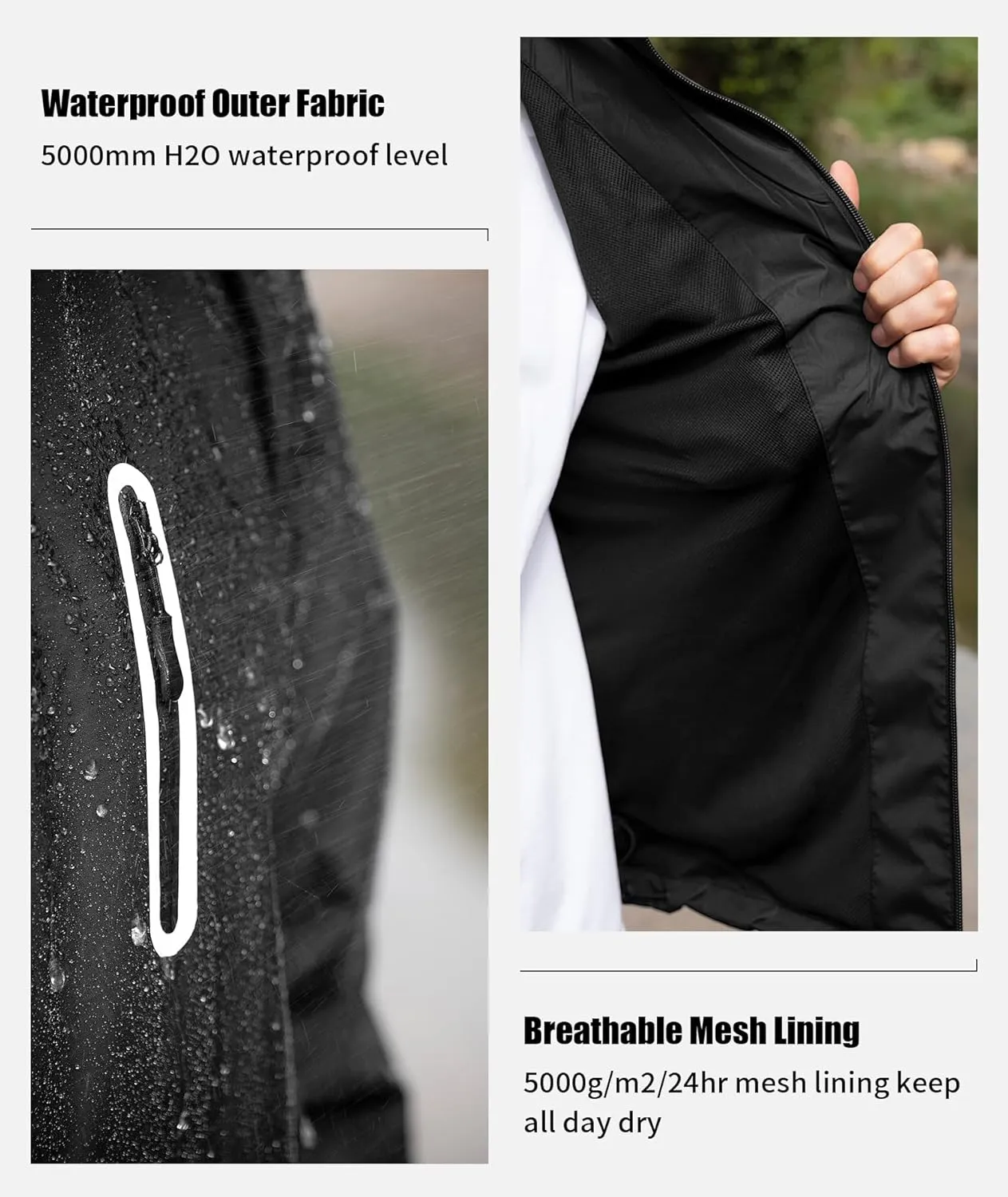 SWISSWELL Men's Heavy Duty Work Utility Rain Gear Suit Jacket and Rain Bibs Pants Waterproof for Fishing Sailing Boating